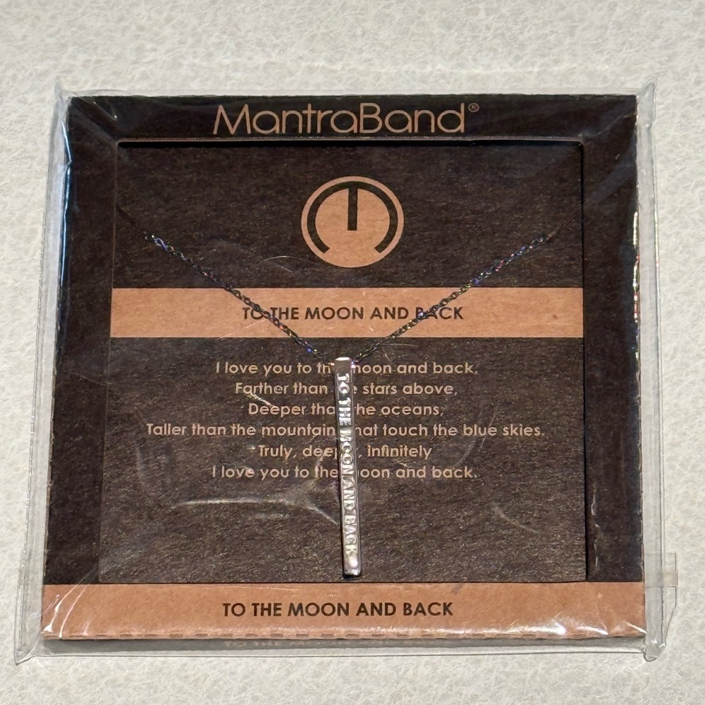 MantraBand To the Moon and Back Necklace